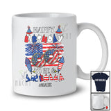 Personalized Happy Birthday America; Lovely 4th Of July Custom Name Donut; Patriotic T-Shirt