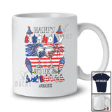 Personalized Happy Birthday America; Lovely 4th Of July Custom Name Gin; Drinking Patriotic T-Shirt
