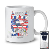 Personalized Happy Birthday America; Lovely 4th Of July Custom Name Rum; Patriotic T-Shirt