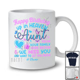 Personalized Happy Birthday Up In Aunt; Lovely Mother's Day Custom Name Memories Family T-Shirt