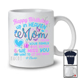 Personalized Happy Birthday Up In Mom; Lovely Mother's Day Custom Name Memories Family T-Shirt