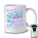 Personalized Happy Birthday Up In Sister; Lovely Mother's Day Custom Name Memories Family T-Shirt