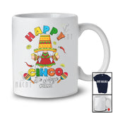 Personalized Happy Cinco De Mayo; Amusing Custom Name Mexican Sombrero Gnome With Taco T-Shirt