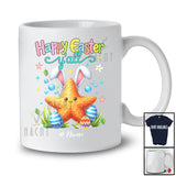 Personalized Happy Easter Y'all; Adorable Custom Name Bunny Starfish Hunting Eggs; Sea Animal T-Shirt