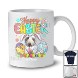 Personalized Happy Easter; Adorable Custom Name Bunny Bull Terrier Owner; Egg Hunt T-Shirt