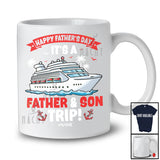 Personalized Happy Father's Day Father Son Trip; Amusing Cruise Ship; Custom Name Family T-Shirt