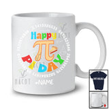 Personalized Happy Pie Pi Day; Lovely Pi Day Pie; Custom Name Math Student Teacher T-Shirt