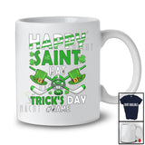 Personalized Happy Saint Hat Trick's Day; Joyful St. Patrick's Day Custom Name Ice Hockey Player T-Shirt