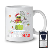 Personalized Happy Tennismas; Amazing Christmas Tennis Snowman; Custom Name Player T-Shirt