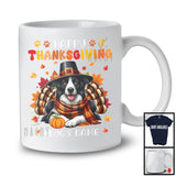 Personalized Happy Thanksgiving; Amazing Custom Name Turkey Border Collie; Fall Leaves T-Shirt