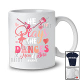 Personalized He Plays She Dances Mom; Joyful Mother's Day Custom Name Dancing Guitar Player T-Shirt