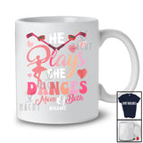 Personalized He Plays She Dances Mom; Joyful Mother's Day Custom Name Dancing Hockey Player T-Shirt
