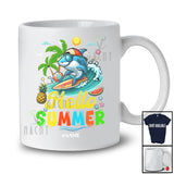 Personalized Hello Summer; Amazing Summer Vacation Custom Name Shark; Beach Family T-Shirt