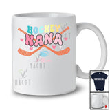 Personalized Hockey Nana; Joyful Mother's Day Custom Name Nana; Hockey Player Family T-Shirt
