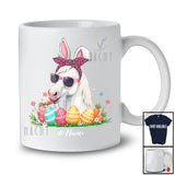 Personalized Horse Sunglasses Eating Carrot; Lovely Easter Custom Name Farmer; Farm Eggs Hunt T-Shirt