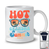 Personalized Hot Grandma Summer; Joyful Vacation Vintage Sunglasses Trip; Custom Name Family T-Shirt
