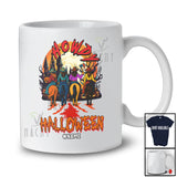 Personalized Howdy Halloween; Humorous Moon Custom Name Cowgirl Riding Horse Cosplay T-Shirt