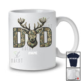 Personalized Hunter Dad; Amusing Father's Day Custom Name Hunting Deer; Proud Family T-Shirt