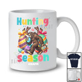 Personalized Hunting Season; Humorous Easter Bigfoot Hunting Eggs; Custom Name Family T-Shirt