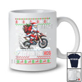 Personalized I Do It For The Hos; Amazing Christmas Custom Name Santa Riding Dirt Bike; Sweater T-Shirt