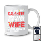 Personalized I Have A Daughters Chinese Wife; Amazing Father's Day Vintage; Custom Name Husband T-Shirt