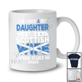 Personalized I Have A Daughters Scottish Wife; Amazing Father's Day Vintage; Custom Name Husband T-Shirt