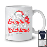 Personalized I Have Everything I Want For Christmas; Fantastic X-mas Santa; Custom Name Couple T-Shirt