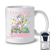 Personalized I Love My 3rd Grade Bunnies; Lovely Easter Bunny Custom Name Teacher Teaching T-Shirt
