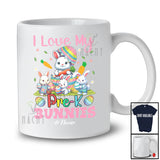 Personalized I Love My Pre-K Bunnies; Lovely Easter Bunny Custom Name Teacher Teaching T-Shirt