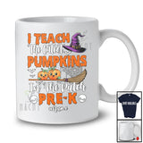 Personalized I Teach The Cutest Pumpkins Pre-K; Amusing Custom Name Teacher Halloween T-Shirt