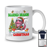 Personalized I Want A Bearded Dragon For Christmas; Adorable Custom Name Wild Animal; Women Family T-Shirt