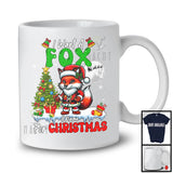 Personalized I Want A Fox For Christmas; Adorable Custom Name Wild Animal; Women Family T-Shirt