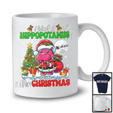 Personalized I Want A Hippopotamus For Christmas; Adorable Custom Name Wild Animal; Women Family T-Shirt