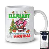 Personalized I Want An Elephant For Christmas; Adorable Custom Name Wild Animal; Women Family T-Shirt