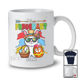 Personalized She's Preggnant; Lovely Easter Bunny Egg Hunt; Custom Name Pregnancy Family T-Shirt