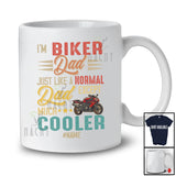 Personalized I'm Biker Dad Cooler; Amazing Father's Day Vintage; Custom Name Family Dad Biker T-Shirt