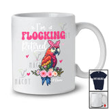 Personalized I'm Flocking Retired; Adorable Custom Name Parrot Bird Flock Retirement; Flowers T-Shirt
