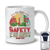 Personalized I'm From Elf Inspect Your Baubles; Joyful Christmas Custom Name Elf Vintage Retro T-Shirt