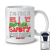 Personalized I'm From Elf Inspect Your Baubles; Joyful Christmas Custom Name Naughty Elf T-Shirt