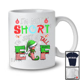Personalized I'm Not Short Just A Tall Elf; Awesome Christmas Custom Name Elf Snow; Family T-Shirt