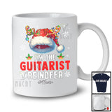 Personalized I'm The Guitarist Reindeer; Proud Christmas Santa Reindeer; Custom Name Jobs T-Shirt