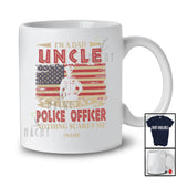 Personalized I'm a Dad Uncle Police Officer; Amazing Father's Day Custom Name Family T-Shirt