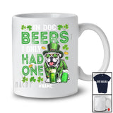 Personalized In Dog Beers I Only Had One; Joyful St. Patrick's Day Custom Name Drinking; Shamrock T-Shirt