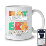 Personalized In My Grandma Era; Adorable Mother's Day Groovy Retro; Custom Name Family T-Shirt