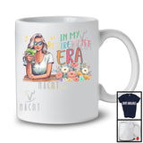 Personalized In My Retirement Era, Cheerful Custom Name Women Drinking Cocktail, Flowers Family T-Shirt