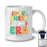 Personalized In My Sheep Mom Era; Lovely Mother's Day Retro; Custom Name Farmer Family T-Shirt
