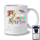Personalized In My Summer Era, Happy Summer Vacation Custom Name Girl Sunglasses Cocktail T-Shirt