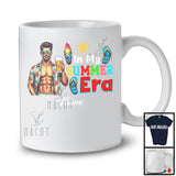 Personalized In My Summer Era, Happy Summer Vacation Custom Name Men Sunglasses, Drinking Beer T-Shirt