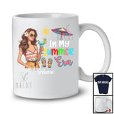 Personalized In My Summer Era, Happy Summer Vacation Custom Name Women Sunglasses Cocktail T-Shirt