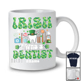 Personalized Irish I Was A Dentist; Joyful St. Patrick's Day Shamrocks; Custom Name Job T-Shirt